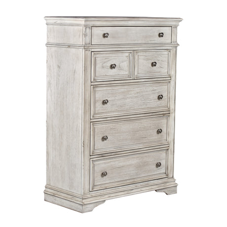 Highland Park Chest Cathedral, White from Steve Silver - Luna Furniture