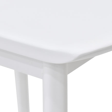 Hilton 24″ Backless Counter Stool, White from Steve Silver - Luna Furniture