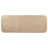 Kailani Beige Oak 10-Piece Wood Dining Set with Sideboard from Coaster - Luna Furniture