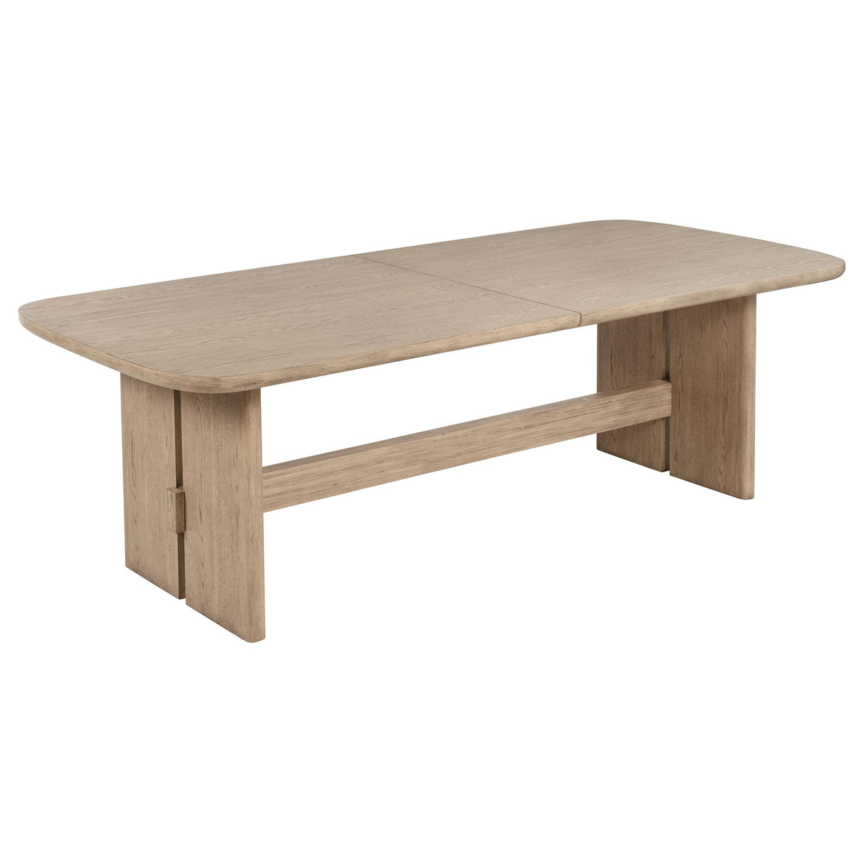 Kailani Beige Oak Rectangular Wood Dining Table from Coaster - Luna Furniture