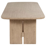 Kailani Beige Oak Rectangular Wood Dining Table from Coaster - Luna Furniture