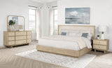 Kailani 4-piece California King Bedroom Set Beige Oak from Coaster - Luna Furniture
