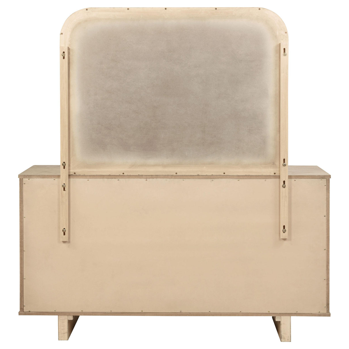 Kailani 9-drawer Dresser and Mirror Beige Oak from Coaster - Luna Furniture