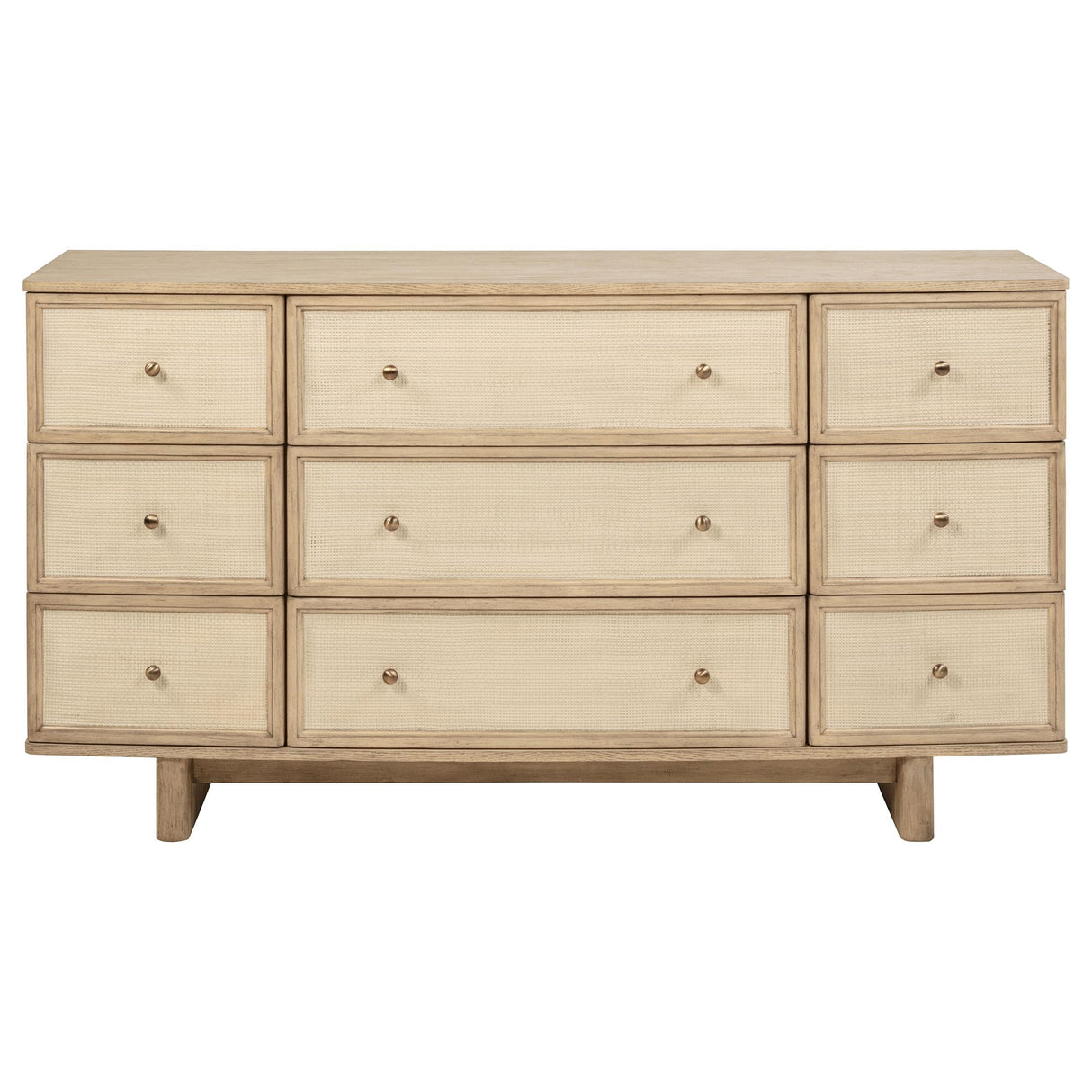 Kailani Beige Oak 9-Drawer Dresser from Coaster - Luna Furniture