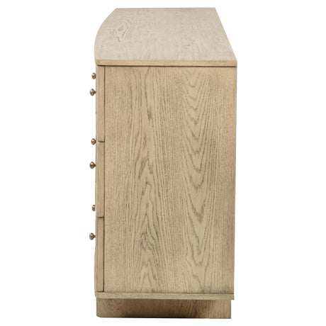 Kailani Beige Oak 9-Drawer Dresser from Coaster - Luna Furniture