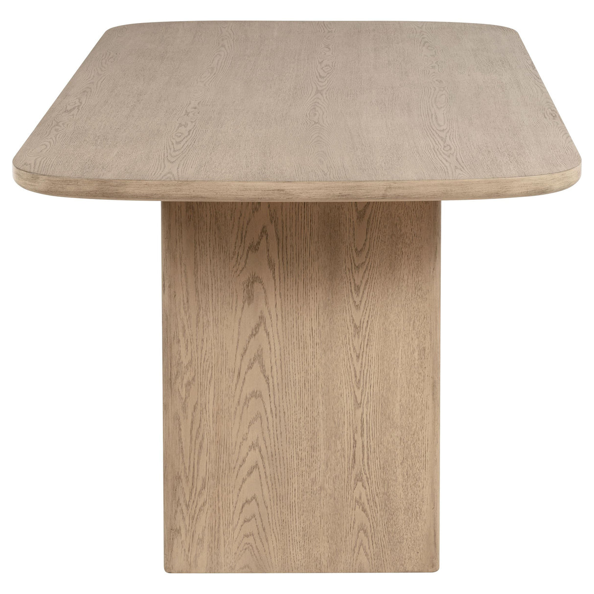 Kailani Beige Oak Cane Counter Height Storage Dining Table from Coaster - Luna Furniture