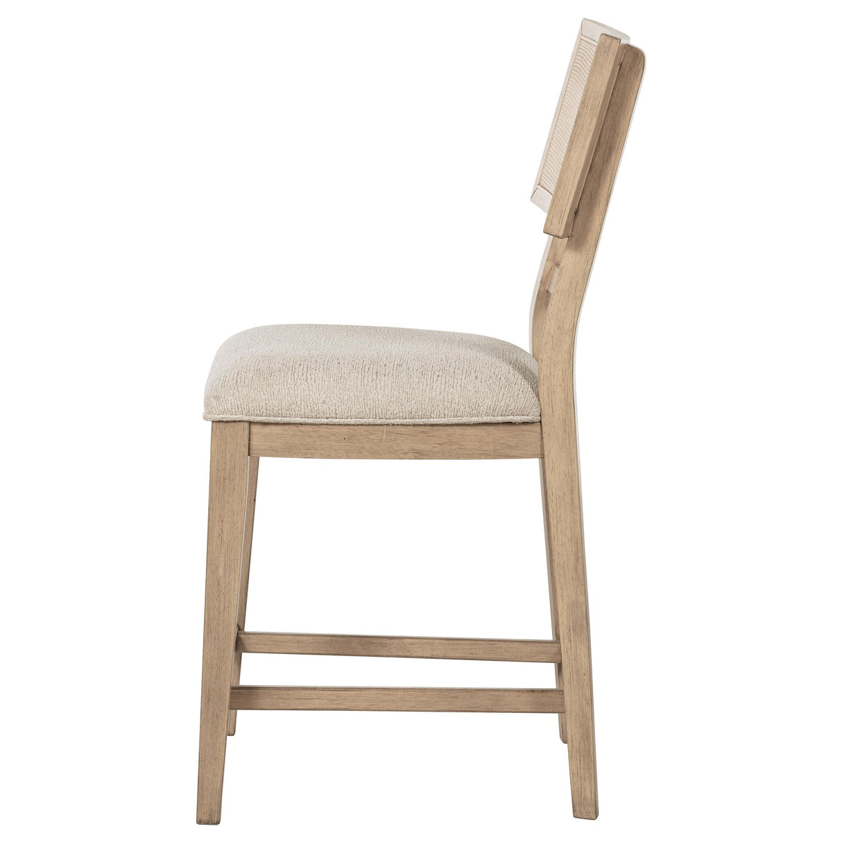 Kailani Beige Oak Radio Weave Cane Counter Dining Side Chair, Set of 2 from Coaster - Luna Furniture