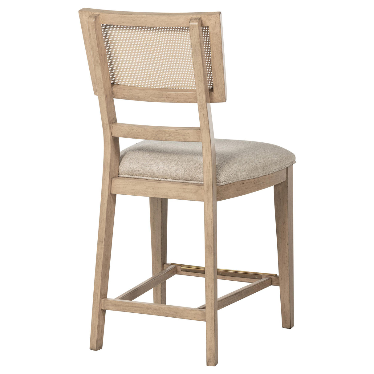Kailani Beige Oak Radio Weave Cane Counter Dining Side Chair, Set of 2 from Coaster - Luna Furniture