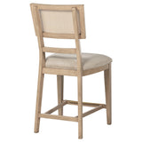 Kailani Beige Oak Radio Weave Cane Counter Dining Side Chair, Set of 2 from Coaster - Luna Furniture