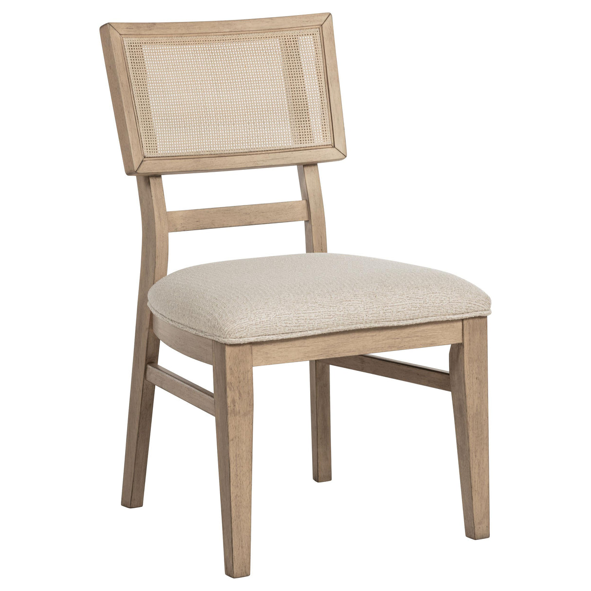 Kailani Beige Oak Radio Weave Cane Dining Side Chair, Set of 2 from Coaster - Luna Furniture