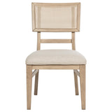 Kailani Beige Oak Radio Weave Cane Dining Side Chair, Set of 2 from Coaster - Luna Furniture