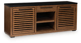 Kallari Warm Brown/Black Credenza from Ashley Furniture - Luna Furniture