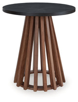 Kallari Warm Brown/Black End Table from Ashley - Luna Furniture