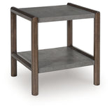 Kallenny Brown/Gray End Table from Ashley - Luna Furniture