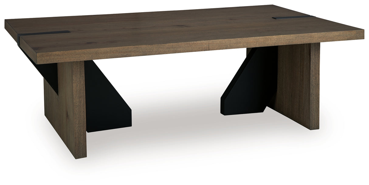 Kandinew Light Brown Coffee Table from Ashley Furniture - Luna Furniture