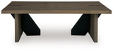 Kandinew Light Brown Coffee Table from Ashley Furniture - Luna Furniture