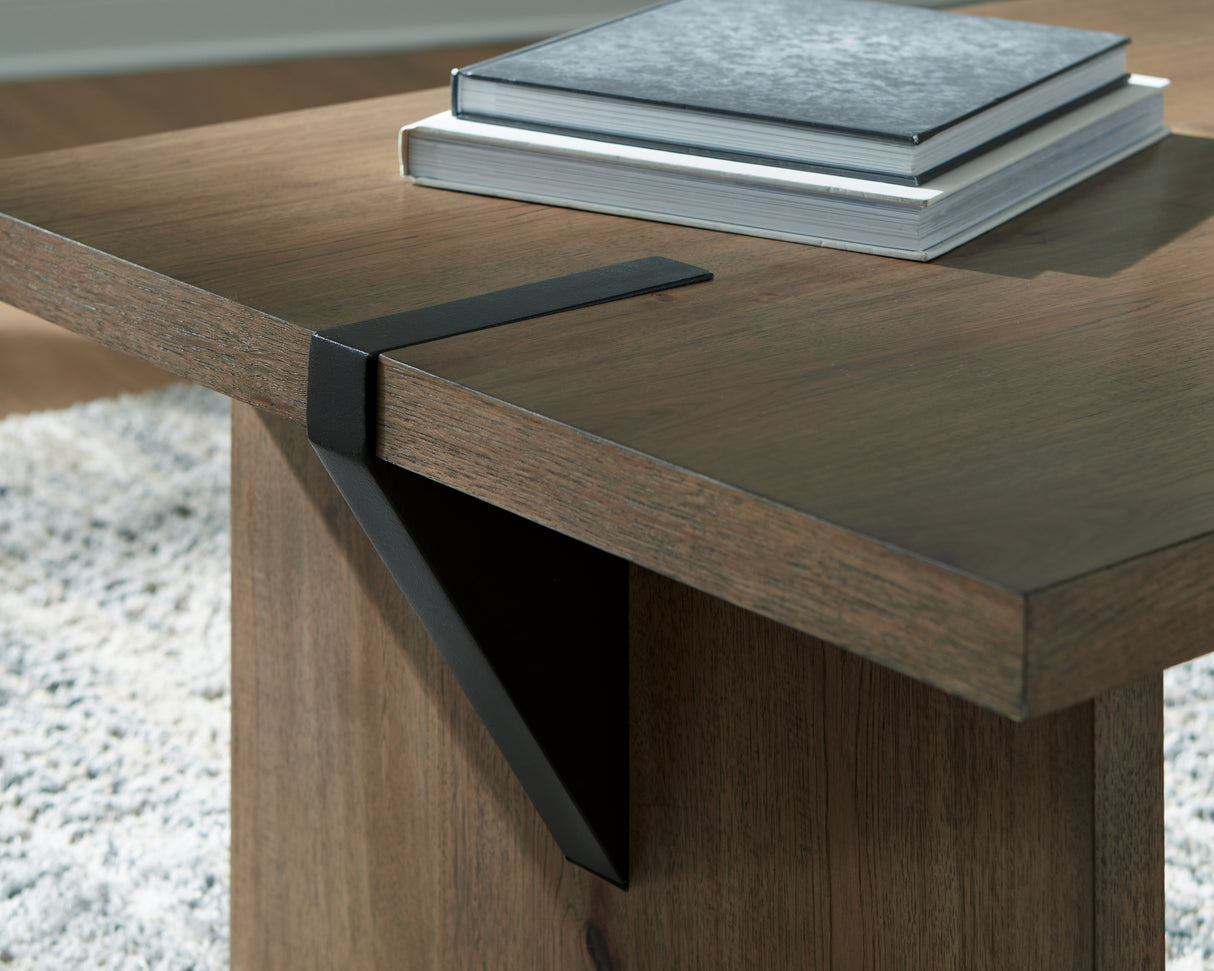 Kandinew Light Brown Coffee Table from Ashley Furniture - Luna Furniture