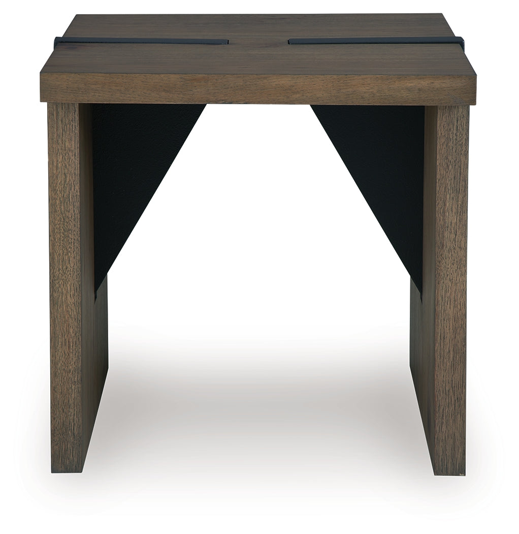 Kandinew Light Brown End Table from Ashley - Luna Furniture