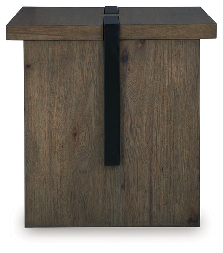 Kandinew Light Brown End Table from Ashley - Luna Furniture