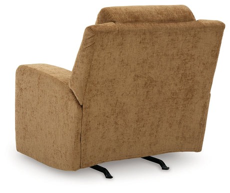 Kanlow Honey Recliner from Ashley - Luna Furniture
