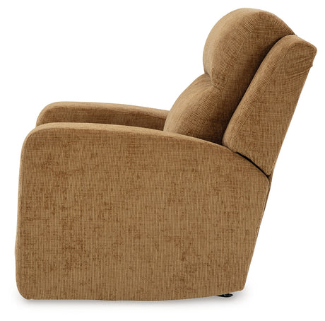 Kanlow Honey Recliner from Ashley - Luna Furniture