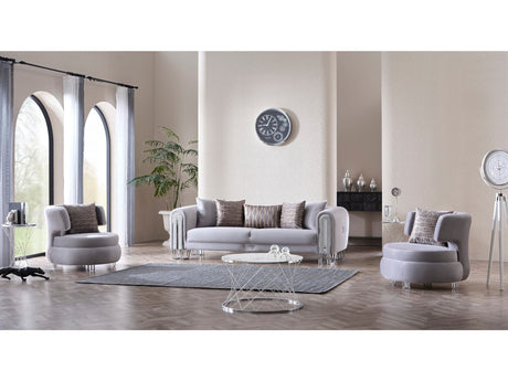 Kapadokya Chair in Grey from Furnia - Luna Furniture