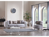 Kapadokya 3-pieces (Sofa & Loveseat & Chair) Livingroom Set in Grey from Furnia - Luna Furniture