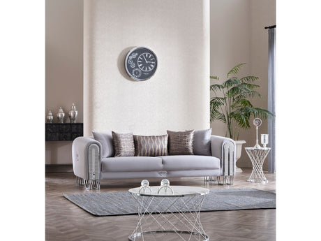 Kapadokya Stationary Sofa in Grey from Furnia - Luna Furniture