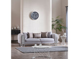 Kapadokya 3-pieces (Sofa & Loveseat & Chair) Livingroom Set in Grey from Furnia - Luna Furniture