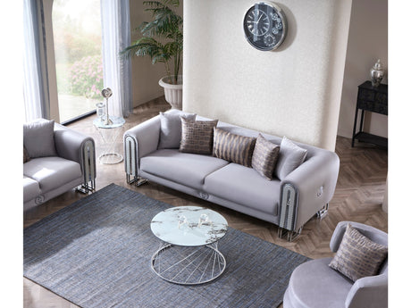 Kapadokya Stationary Sofa in Grey from Furnia - Luna Furniture
