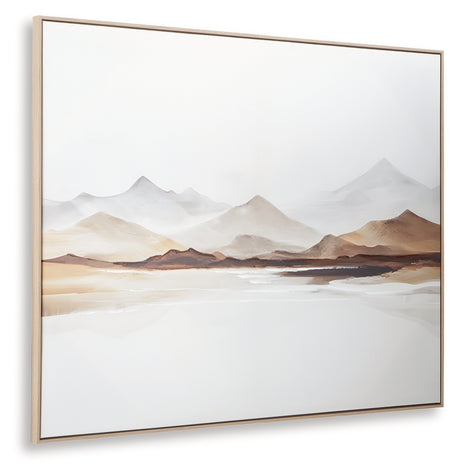 Karalen White/Gray/Brown Wall Art from Ashley - Luna Furniture