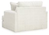 Karinne Linen Loveseat, Oversized Chair and Accent Ottoman from Ashley - Luna Furniture