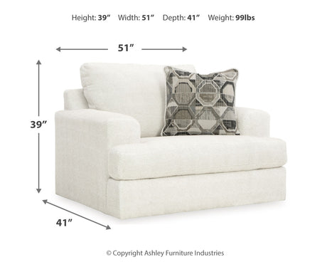 Karinne Sofa, Loveseat, Chair and Ottoman in Linen from Ashley - Luna Furniture
