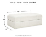 Karinne Sofa, Loveseat, Chair and Ottoman in Linen from Ashley - Luna Furniture