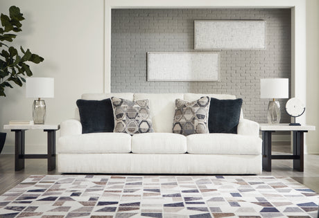 Karinne Sofa, Loveseat, Chair and Ottoman in Linen from Ashley - Luna Furniture