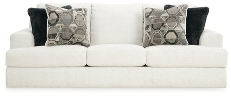 Karinne Sofa, Loveseat, Chair and Ottoman in Linen from Ashley - Luna Furniture