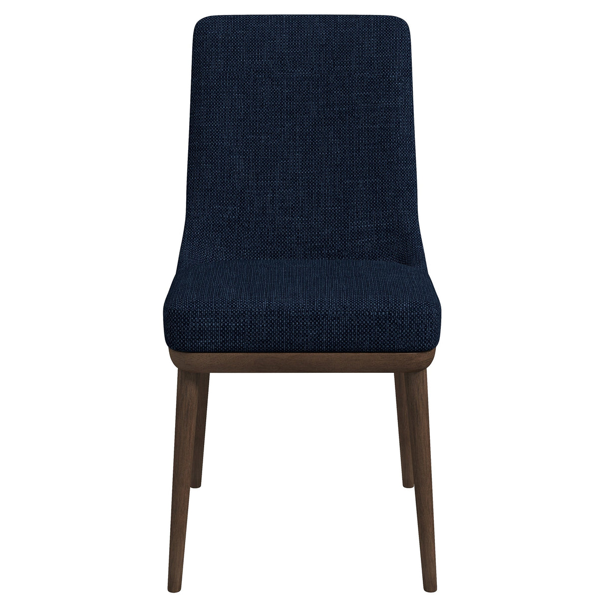 Kate Dark Blue/Brown Fabric Dining Chair, Set Of 2 from Ashcroft Furniture - Luna Furniture