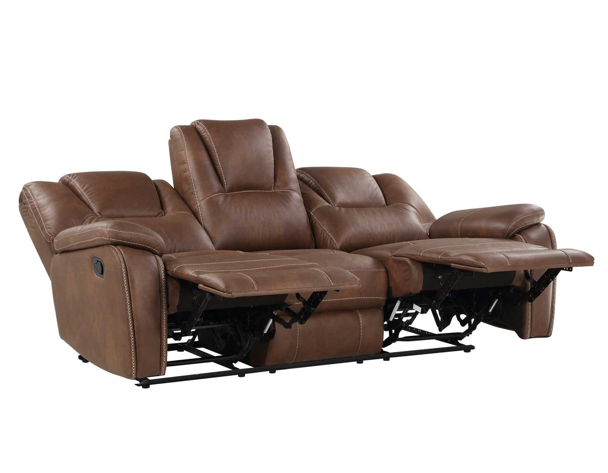 Katrine Brown 3-Piece Reclining Living Room Set from Steve Silver - Luna Furniture