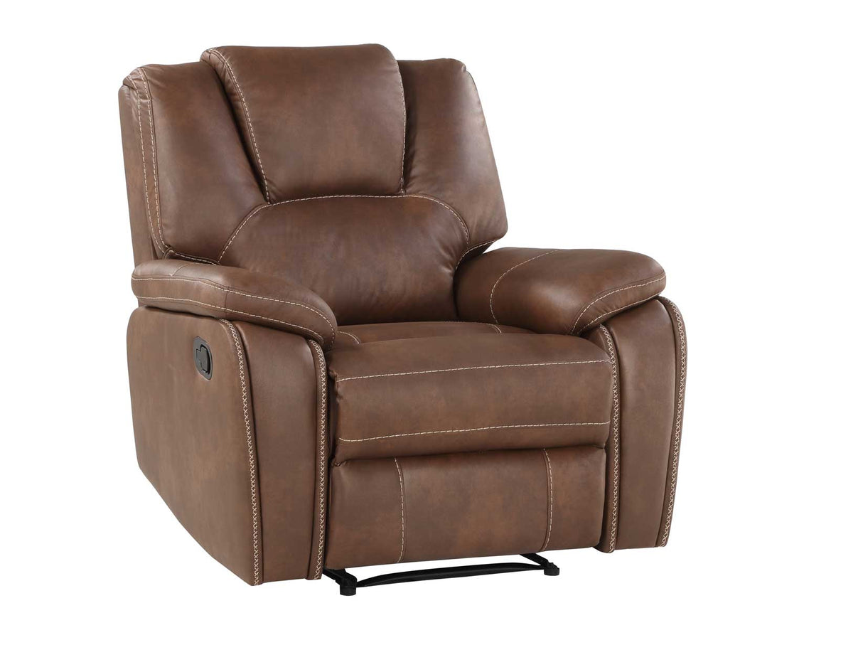 Katrine Brown 3-Piece Reclining Living Room Set from Steve Silver - Luna Furniture