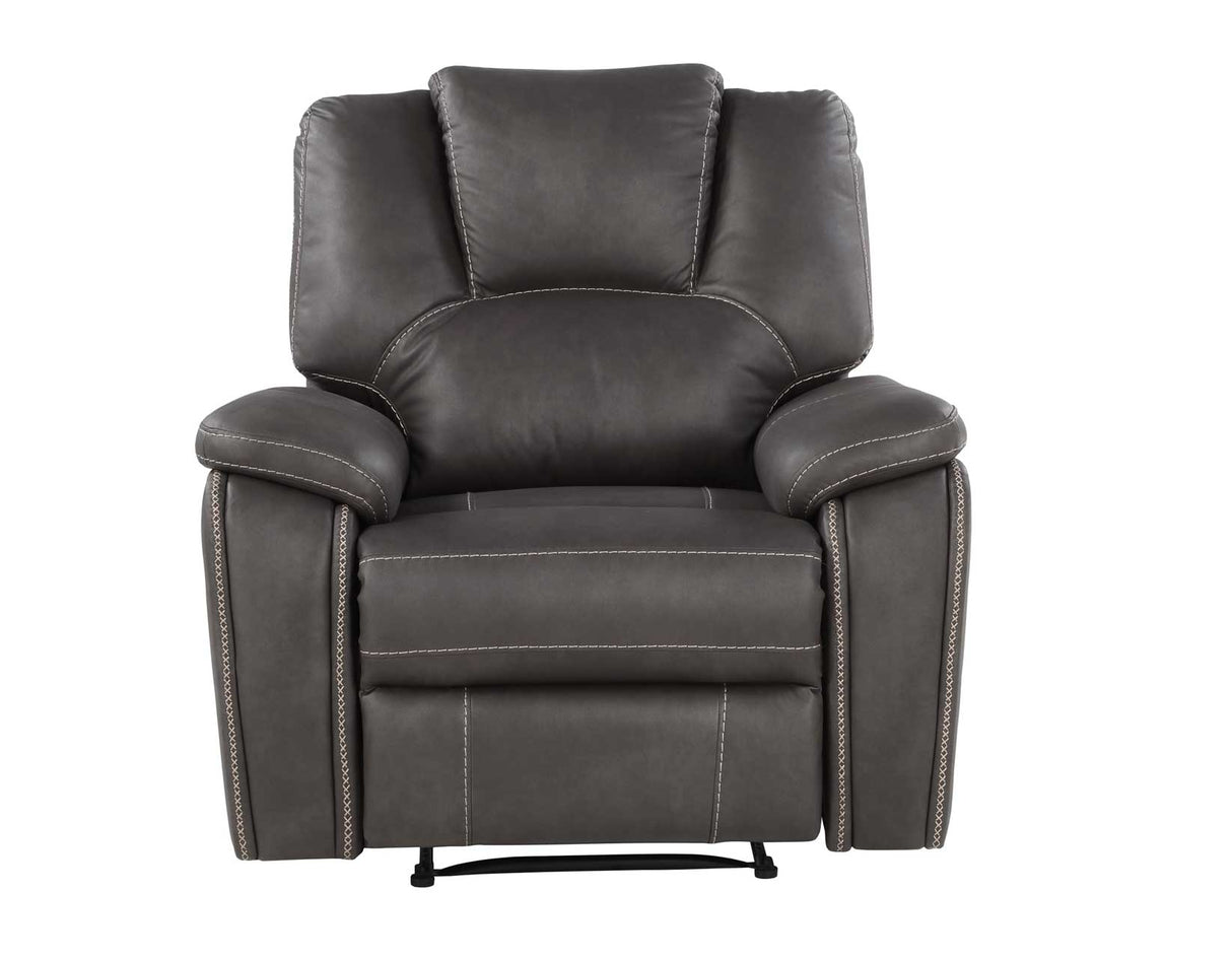 Katrine Charcoal Recliner Chair from Steve Silver - Luna Furniture