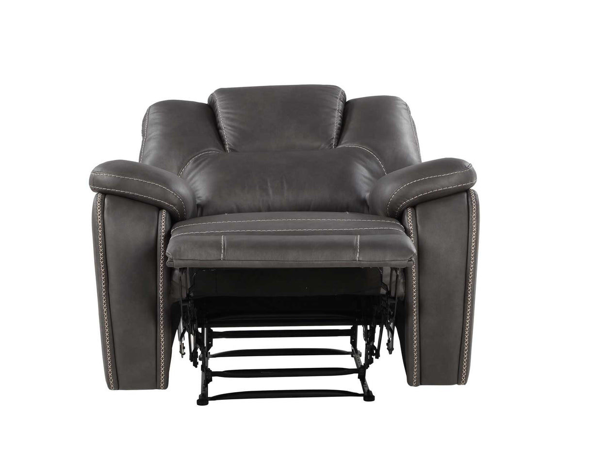 Katrine Charcoal Recliner Chair from Steve Silver - Luna Furniture