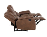 Katrine Brown Manual Reclining Sofa from Steve Silver - Luna Furniture