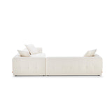 Kaynes Ivory Boucle Corner Sectional Sofa from Midinmod - Luna Furniture
