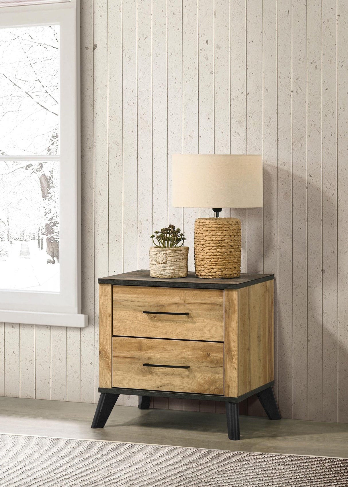 Kaywood Natural Pine Bedroom Set from Coaster - Luna Furniture