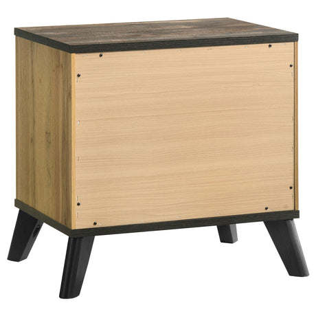 Kaywood Natural Pine 2-Drawer Nightstand from Coaster - Luna Furniture