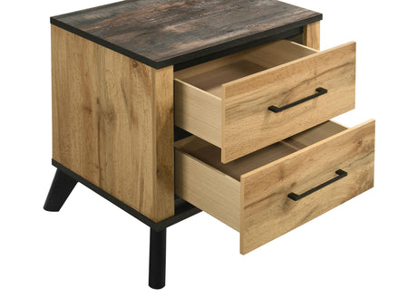 Kaywood Natural Pine 2-Drawer Nightstand from Coaster - Luna Furniture