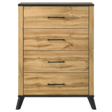 Kaywood Natural Pine 4-Drawer Bedroom Chest from Coaster - Luna Furniture