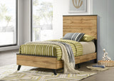 Kaywood Natural Pine 51-inch Twin Panel Bed from Coaster - Luna Furniture