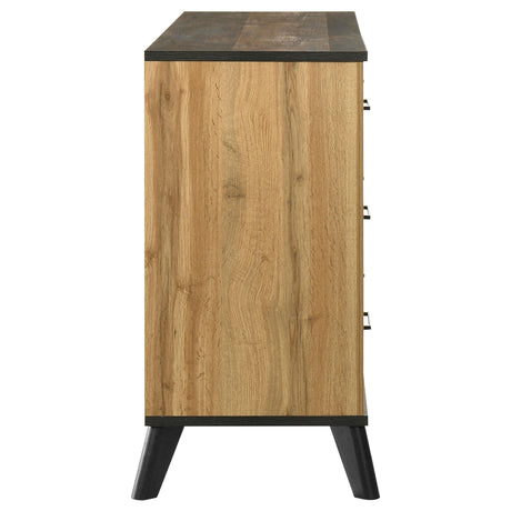 Kaywood Natural Pine 6-Drawer Dresser Cabinet from Coaster - Luna Furniture