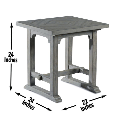 Whitford Dove Gray End Table from Steve Silver - Luna Furniture